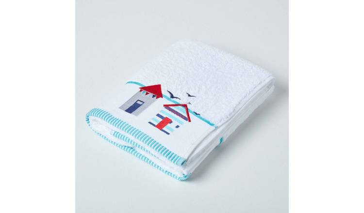 Homescapes Turkish Cotton Beach Hut Bath Towel