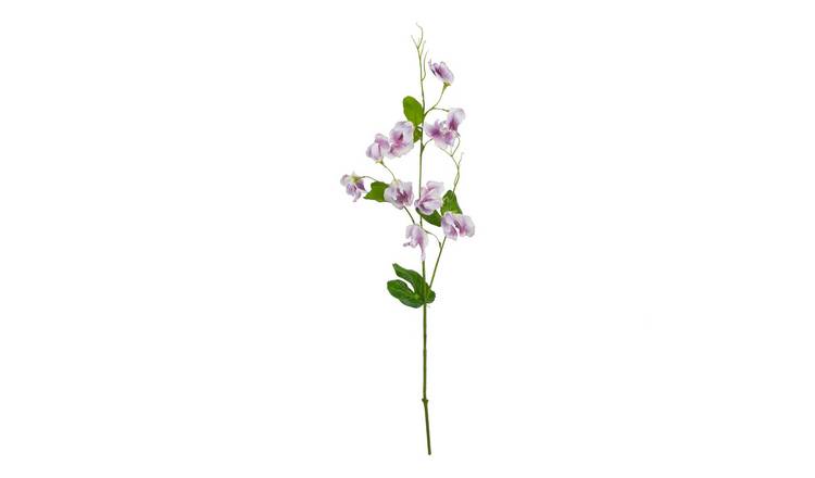 Hill Interiors The Natural Garden Collection Sweetpea Artificial Flower - Purple