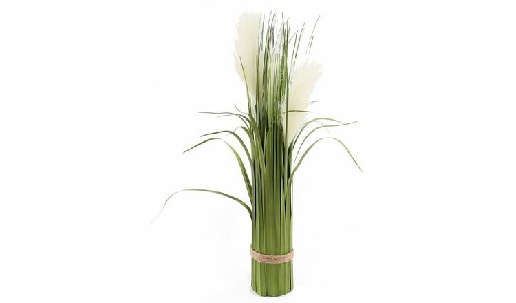 Something Different Pampas Grass Artificial Plant - Green & White