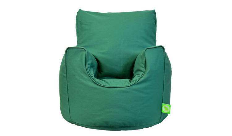 Bean Lazy Cotton Bean Bag Armchair Toddler Size British Racing Green