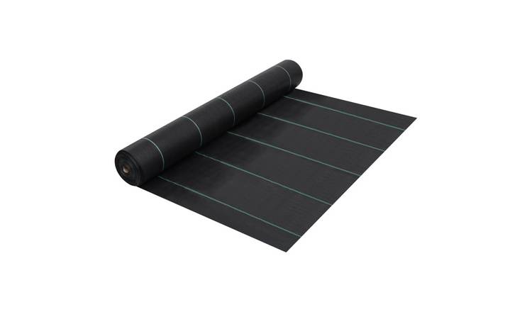Walplus Gerden Plant and Root Control Mat PP - Black - 200 x 5000 cm