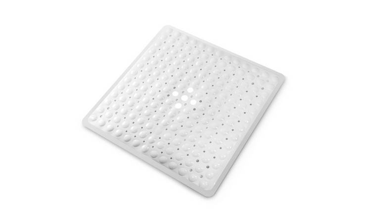 Keplin Non-Slip Suction Cup Shower Mat - Small - White