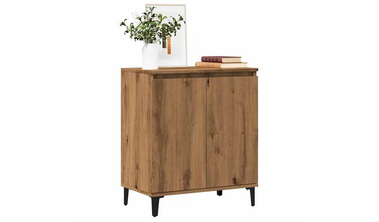 Walplus Engineered Wood Sideboard - Artisan Oak - 60 x 35 x 70 cm