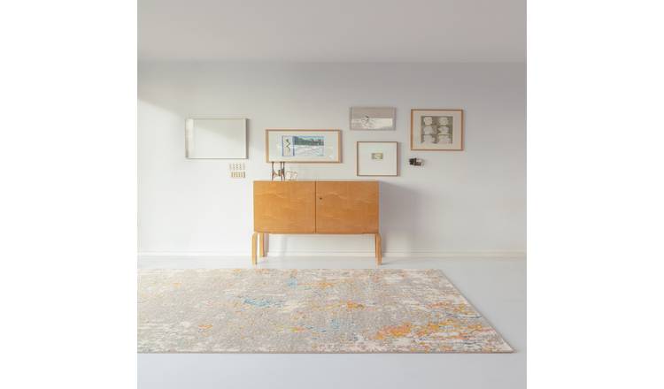 Mega Flooring Beige Modern  Rug - 80 x 140cm
