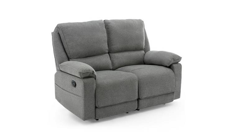 Furniture Online Sydney Manual Recliner 2 Seater Linen Sofa – Grey