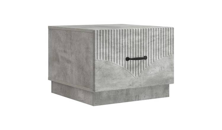 Walplus Coffee Table - Concrete grey - 49 x 50 x 37 cm