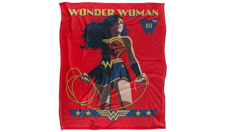 Wonder Woman 80th Stance Blanket - 152cm x 127cm