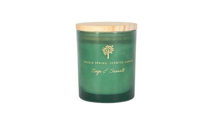 Nicola Spring 130ml Soy Wax Scented Candle - Sage & Seasalt