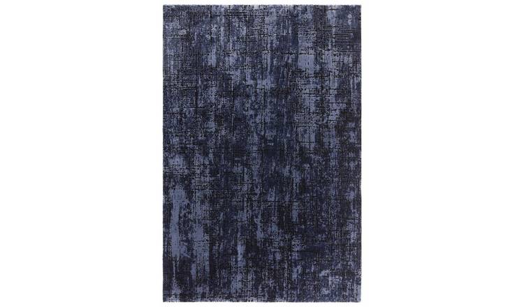 Mega Flooring Blue Modern Abstract Rug - 160 x 230cm