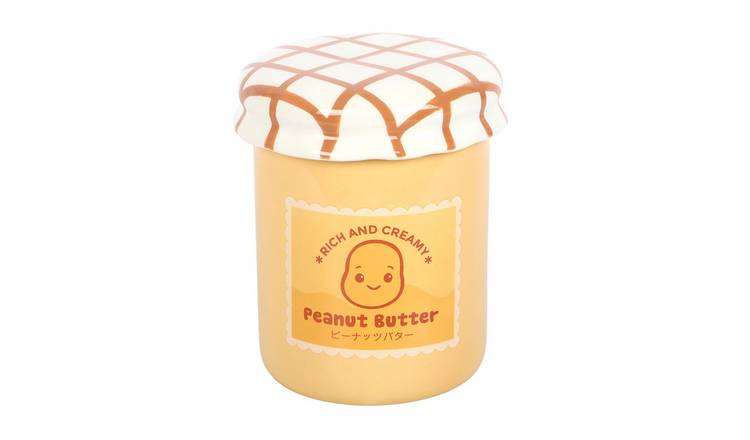 Something Different Peanut Butter Jar Oil Burner - Yellow