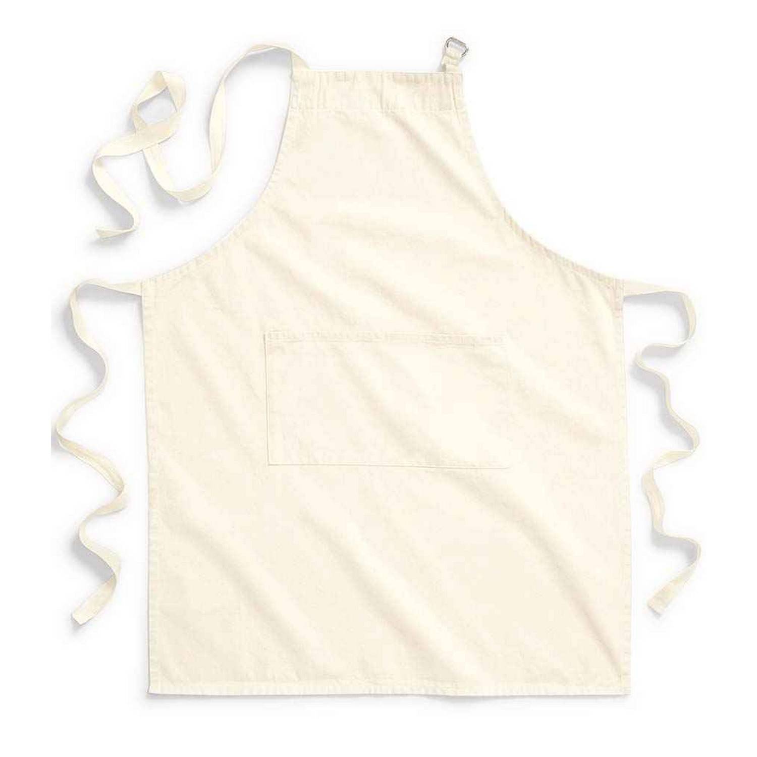 Westford Mill Unisex Adult Crafting Full Apron - Natural - Image 1