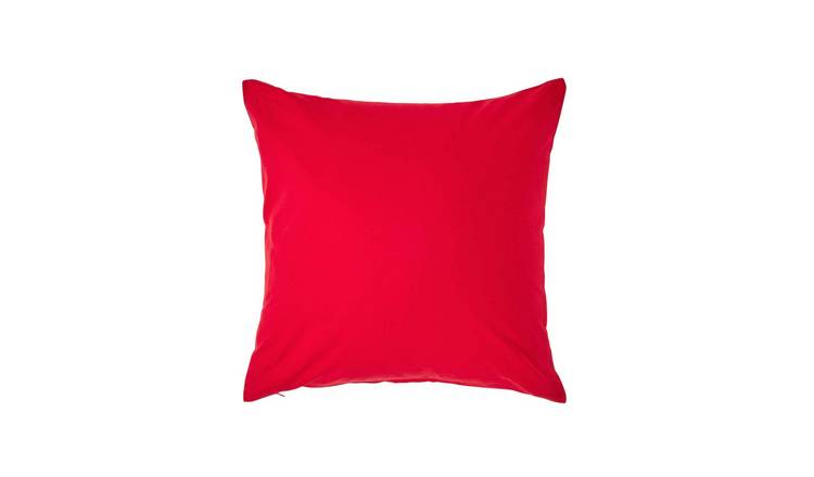 Homescapes Egyptian Cotton Pillowcase - 40 x 40 cm - Red