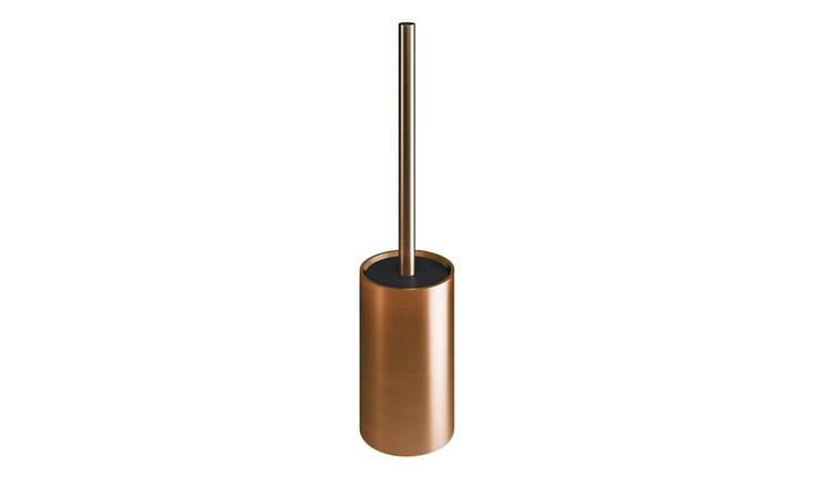 Cosmic Architect Toilet Brush & Holder - Brushed Copper Pvd