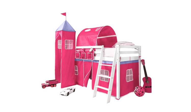 Noa & Nani Kids Play Tent Tunnel Tower & Bed Tidy Accessory Pack - Pink