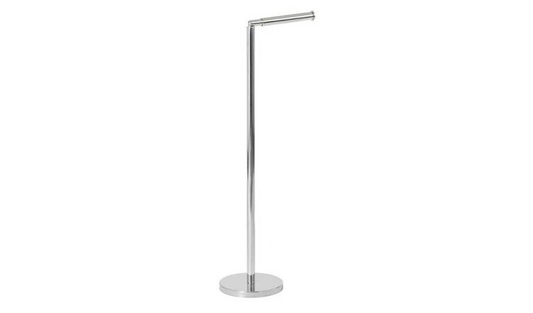 Bath Vida Folding Toilet Paper Holder - Silver