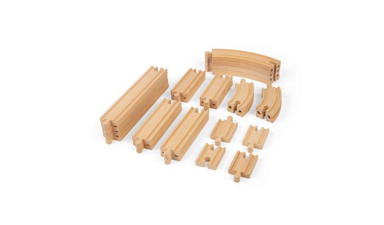 Bigjigs Rail Curves and Straights Expansion Pack - 3 Years +