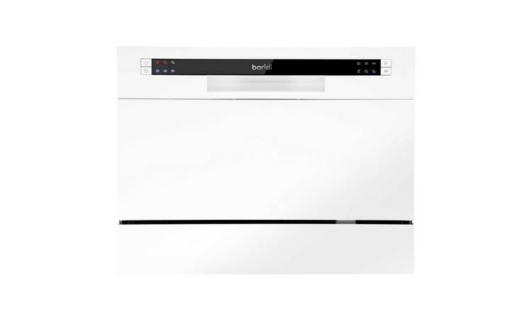 Baridi Table Top Dishwasher with 6 Place Settings & 6 Programmes - White