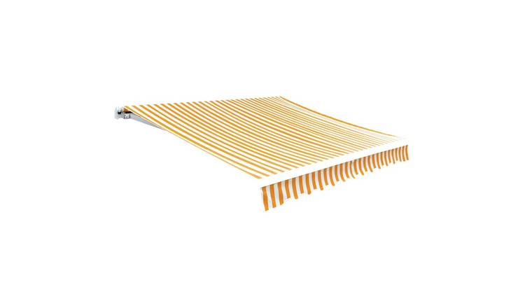 Walplus Awning Top Replacement - Sunflower Yellow and White - 600 x 300 cm