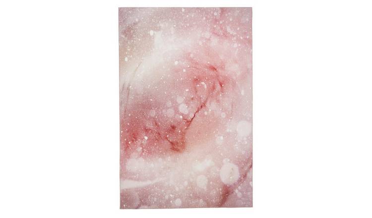 Mega Flooring Pink Modern Abstract Rug - 120 x 170cm