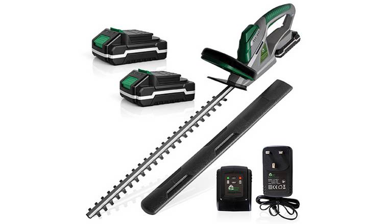 Gracious Gardens 18V Cordless Hedge Trimmer with 2 Batteries