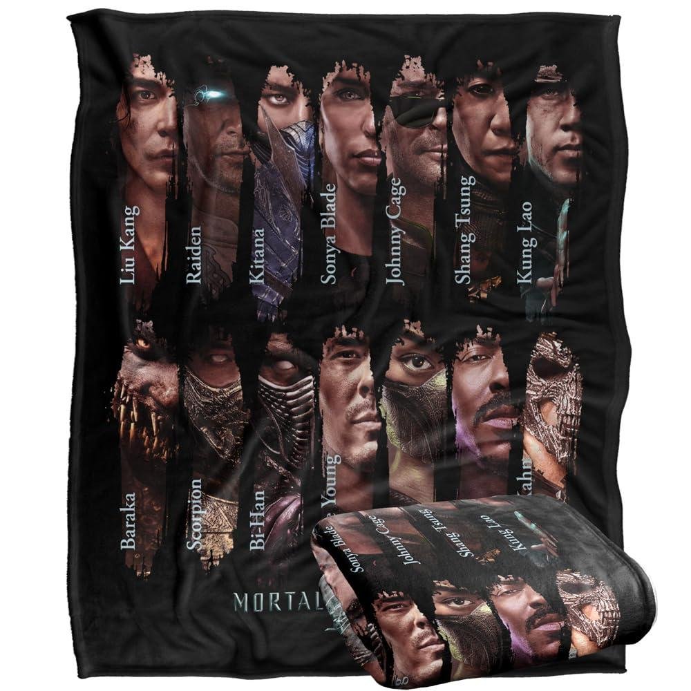 Mortal Kombat 2 Choose Your Fighter Soft Touch Blanket - 152cm x 127cm - Image 2
