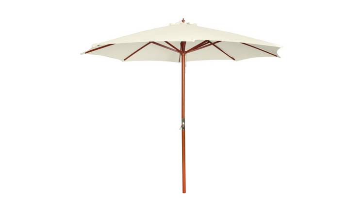 Walplus Garden Parasol - Sand White - dia 300 cm