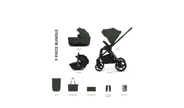 Venicci Claro 2 3-in-1 Travel System - Beige/Forest