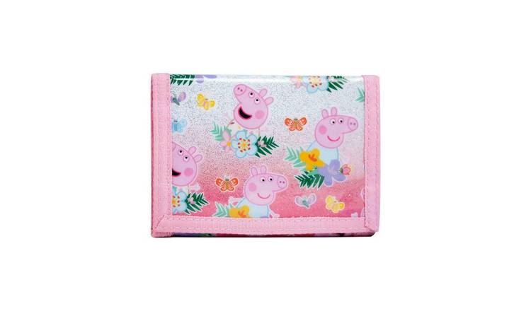 Peppa Pig Character Kids Girls Velcro Wallet - Pink
