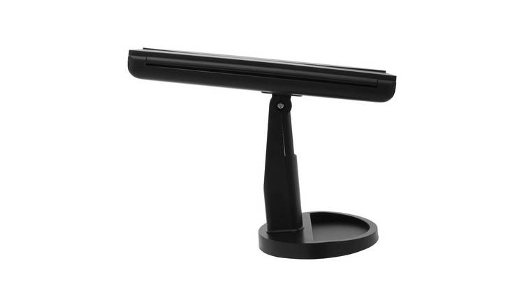 Orsina Cassini Tri Fold LED Table Mirror – Black