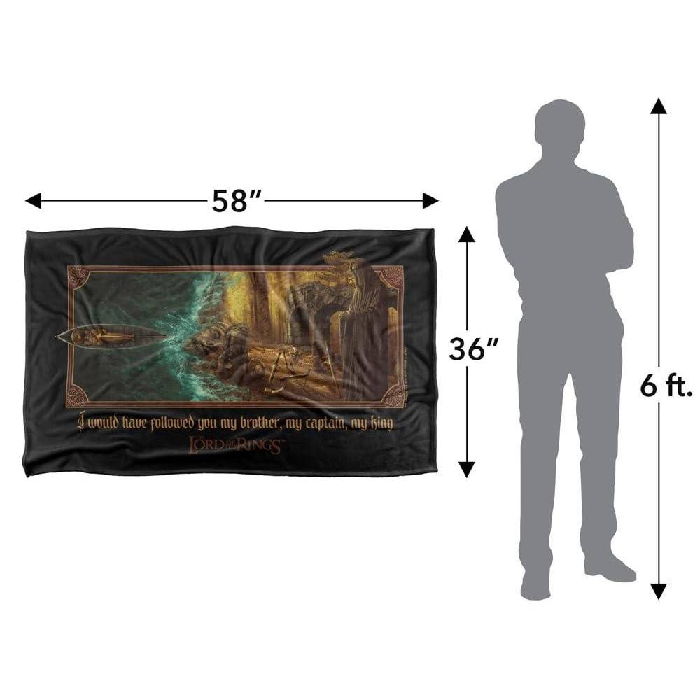 The Lord of the Rings Fellowship My King Boromir Blanket - 91cm x 147cm - Image 4