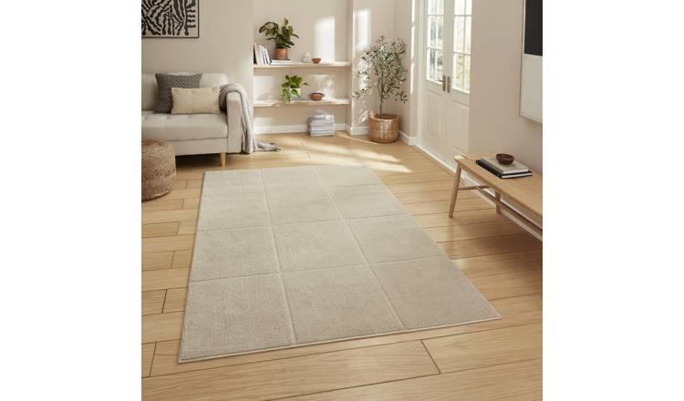 Mega Flooring Brown Modern Geometric Rug - 120 x 170cm