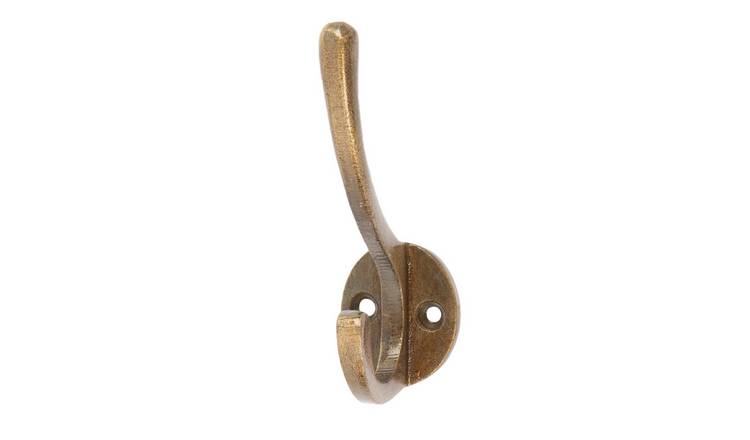 Hammer & Tongs Hat & Coat Hook - Brass