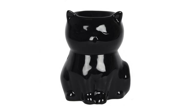 Something Different Cat-Shaped Oil Burner - Black