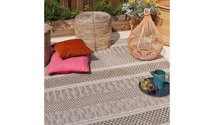 Mega Flooring Grey Modern Geometric Rug - 160 x 230cm