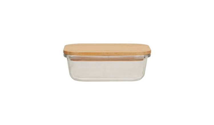 Orsina Freska 370ml Glass Container With Bamboo Lid