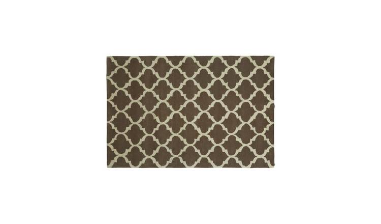 Orsina Natural and Brown Bosie Hampstead Rug - 120 x 180cm