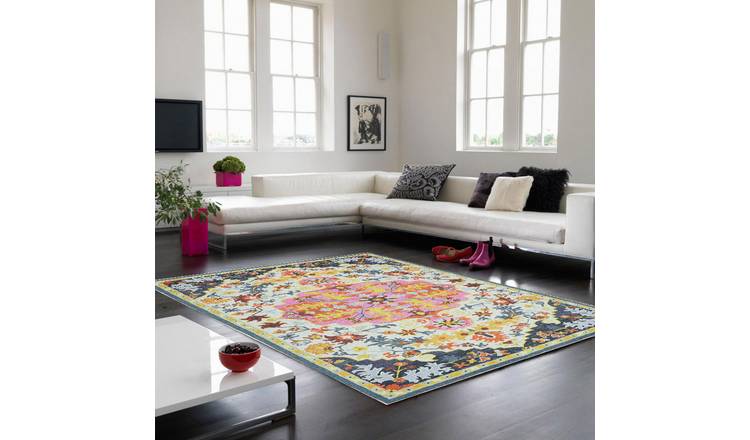 Mega Flooring Multi Handmade Floral Rug - 160 x 230cm