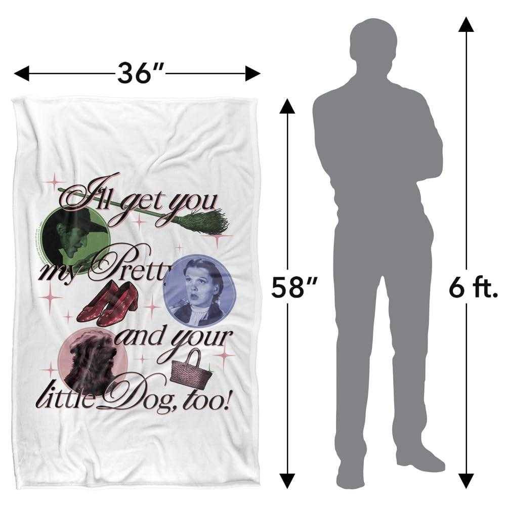 The Wizard Of Oz I'll Get You My Pretty Blanket - 147cm x 91cm - Image 4