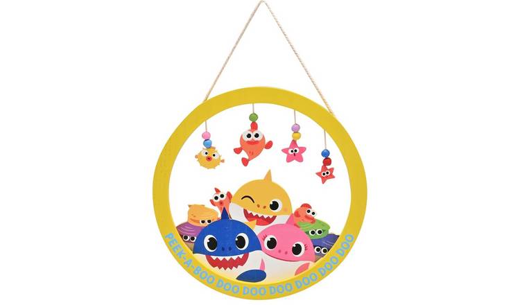 Widdop Baby Shark Hanging Plaque - Yellow