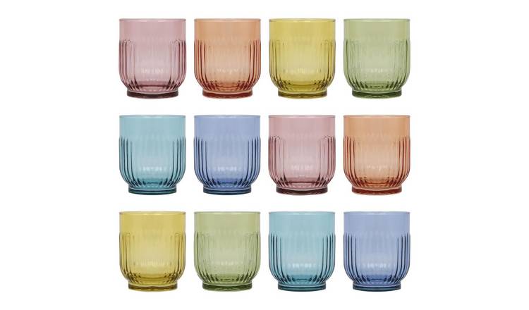 LAV Tokyo Whisky Glasses - 330ml - Full Colour - Pack of 12
