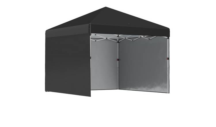 Outsunny Pop Up Steel Gazebo – Black