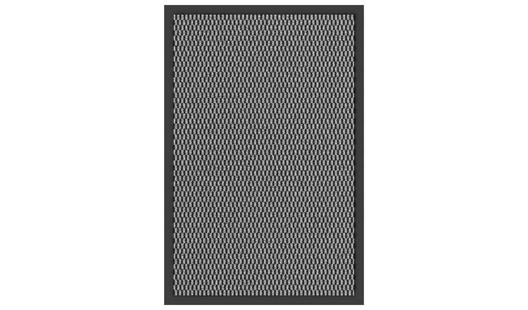 Walplus 5mm Thick Polypropylene Doormat - Anthracite - 40 x 60 cm