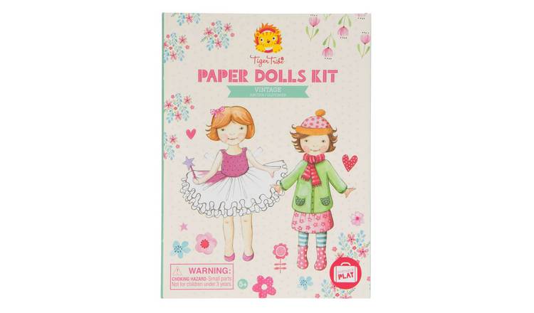 Tiger Tribe Paper Doll Kit Vintage - 5 Years +