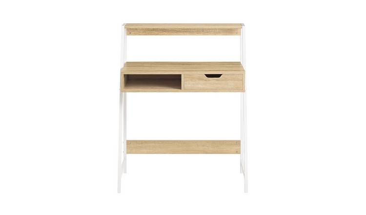 SoBuy 1 Drawer 2 Shelf Computer Desk - Light Oak