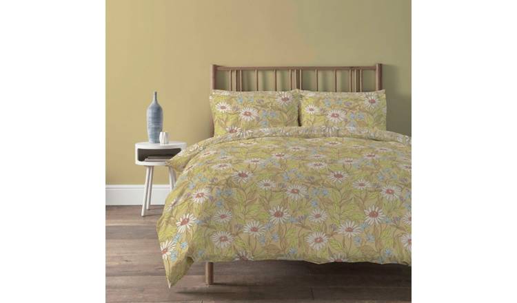 New Edge Blinds Elinor Ochre Duvet Set - Single