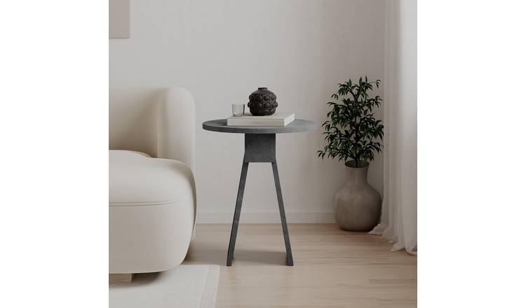 Decortie Chen Particleboard Melamine Side Table - Grey
