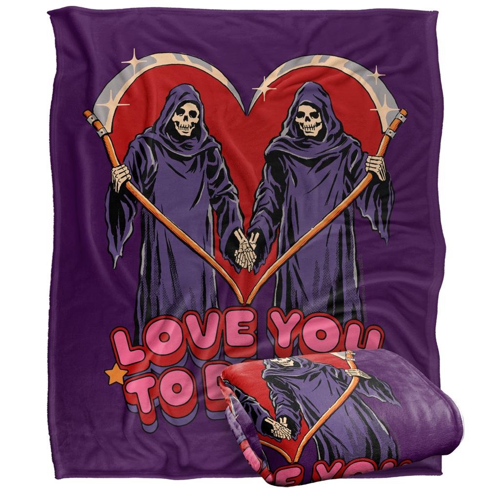 Steven Rhodes Love You To Death Soft Touch Blanket - 152cm x 127cm - Image 2