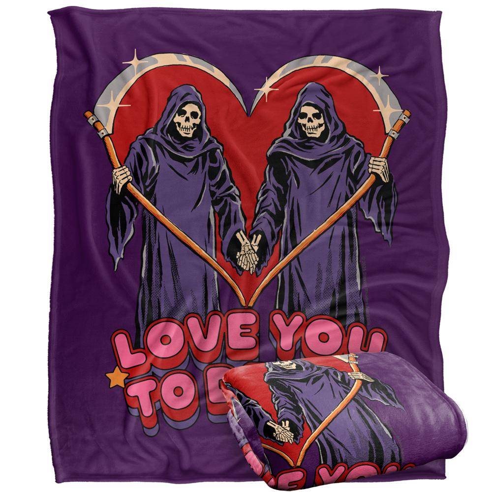 Steven Rhodes Love You To Death Soft Touch Blanket - 152cm x 127cm - Image 2