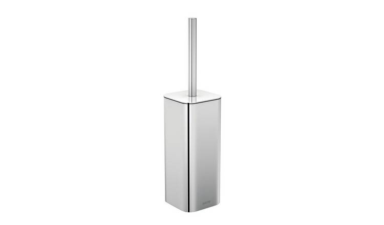 Cosmic Line Toilet Brush & Holder - Chrome
