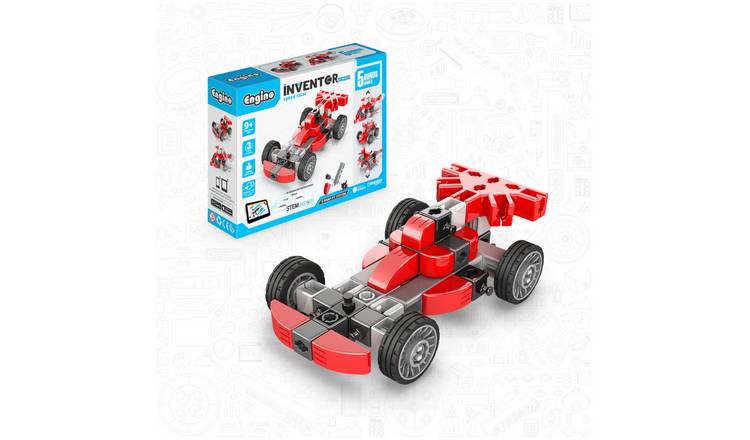 Engino Inventor Mechanics Speed Racer 5 Model STEM Set